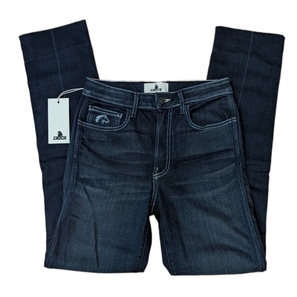 Jordache High Rise Slim Dark Wash Denim Size 27 Jeans